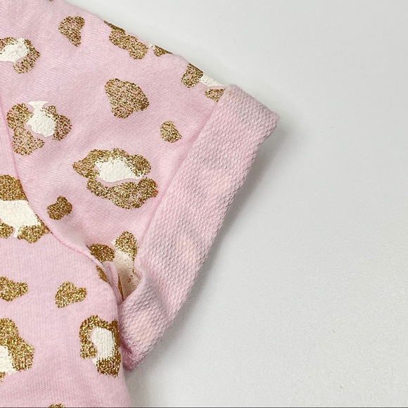 JUICY COUTURE Baby Pink Leopard Ruffle Dress 12 M - Picture 3 of 16